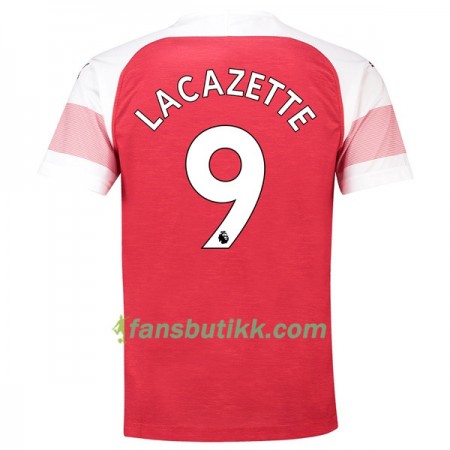 Fotballdrakt Arsenal Lacazette 9 Hjemmetrøye 2018-2019 Kortermet